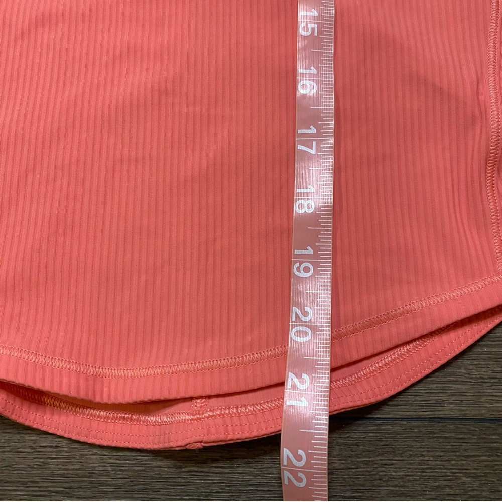 Lululemon Base Pace Ribbed Tank Top - Raspberry Cream - Picture 9 of 12